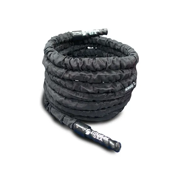 10 METRE NYLON COVERED BATTLE ROPE - 38MM THICK