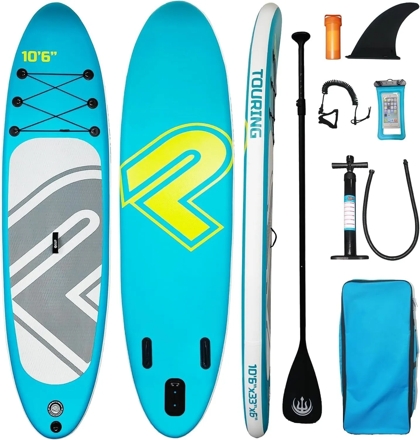 11''Adults Premium Paddle Board, Inflatable Stand Up Paddle Board,Non-Slip Deck Design,Leash, Paddle and Pump Multifunctional Paddle Boards for Adults and Youth to Surfing,Paddling,Yoga or Fishing