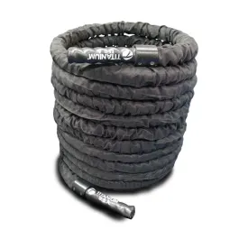 15 METRE NYLON COVERED BATTLE ROPE - 38MM THICK
