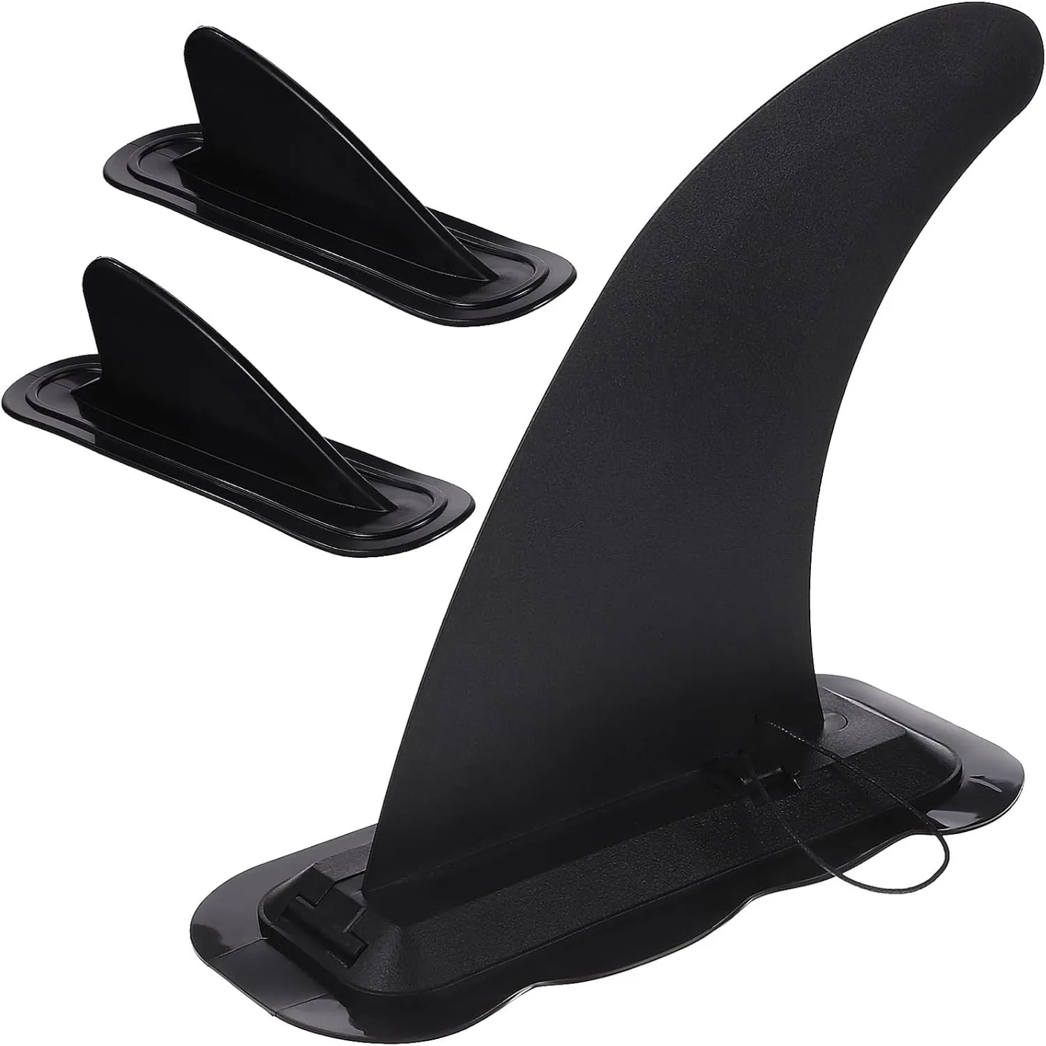 3 Pcs Big Tail Fin Surfboard Paddleboard Fin for Canoe Paddleboard Fin Surfing Board Sup Replacement Fins Paddle Board Surf Fin Performance Surf Decor Surf Board Tracking Fin PVC