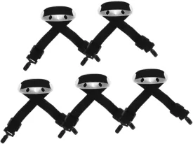5pcs Adjustable Chin Strap for Hard Hats Helmet Accessories with Protective Buckle for Construction Outdoor Activities and Industrial Use