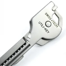 6 in 1 Stainless Steel Utili-Key Key Ring Chain Pocket Cutter Screwdriver Multi Tools Camping Survival Kit