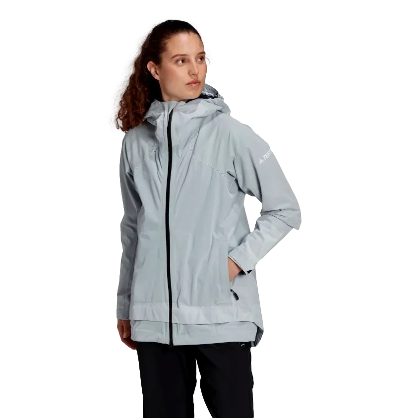 Adidas Womens Terrex Primeknit Rain Jacket