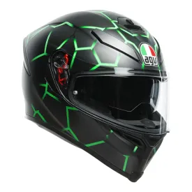 AGV K5 S VULCANUM GREEN HELMET
