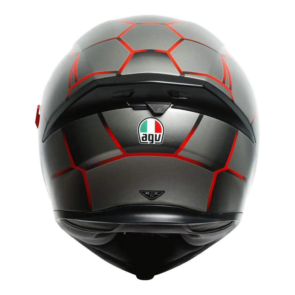 AGV K5 S VULCANUM RED HELMET