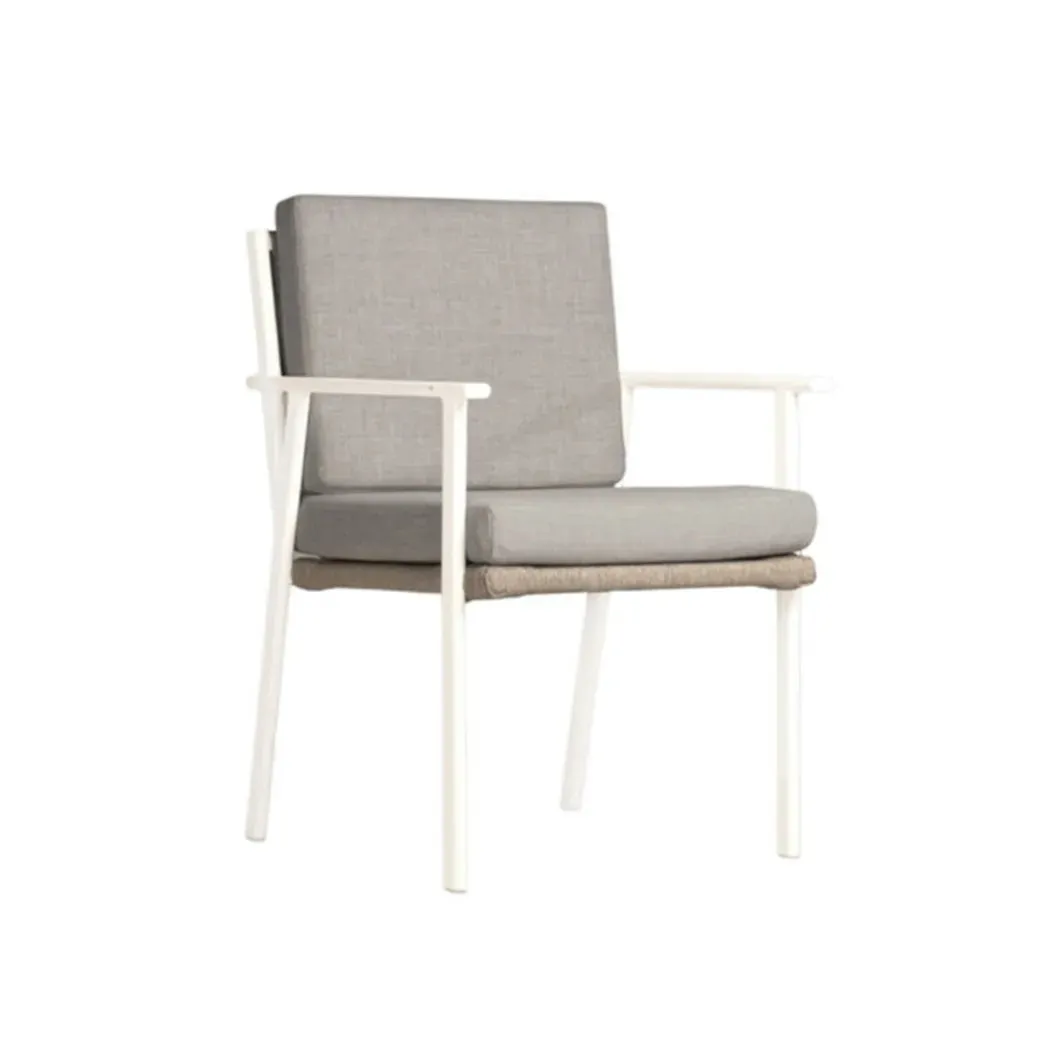 Ambar Dubai Armchair White, 59 x 60 x 86 cm