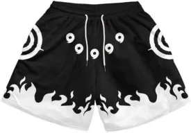 Anime Board Shorts for Men Summer Gym Shorts Men Swim Trunks Casual Running Shorts