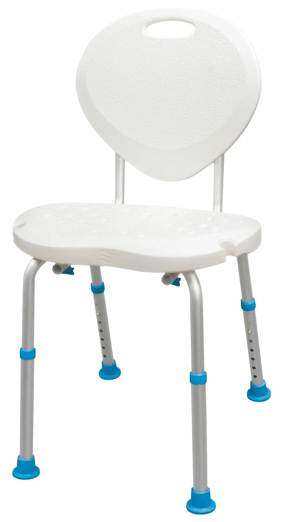 AquaSense Adjustable Bath and Shower Chair with Non-Slip Comfort Seat and Backrest