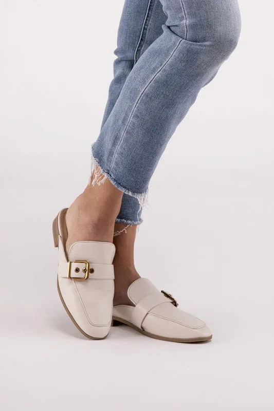 Backless Slide Loafer Shoes
