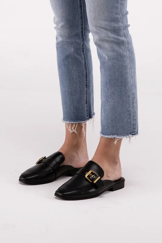 Backless Slide Loafer Shoes