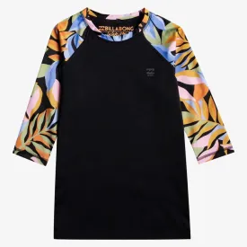 Billabong Girls Swim Short Sleeve Rash Vest