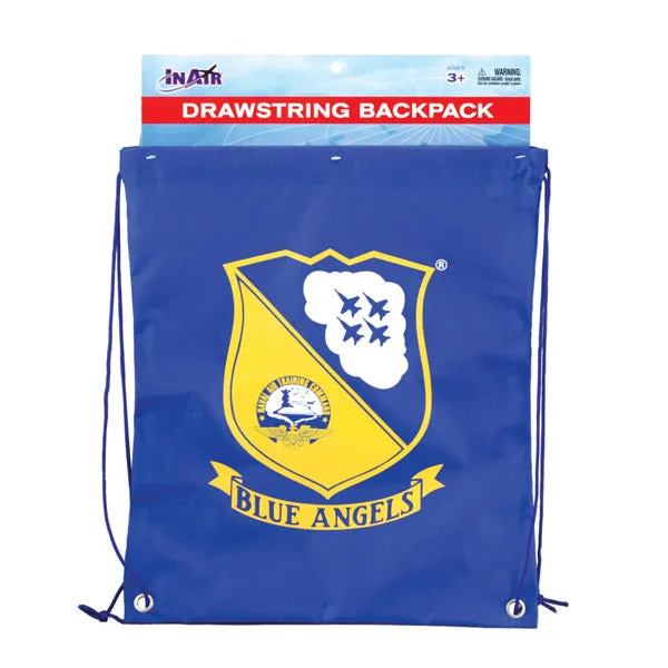 Blue Angels Drawstring Backpack