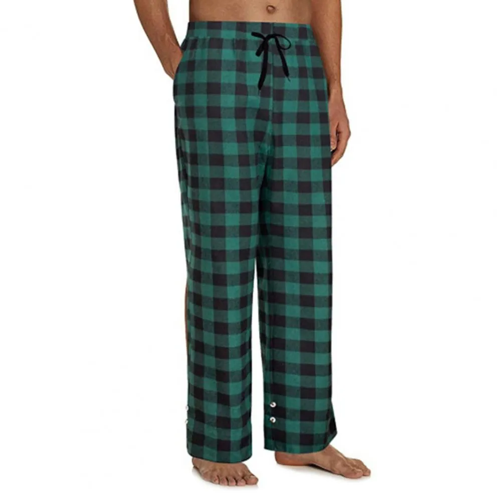 Bonsir Great Spring Trousers Breathable Pajama Pants Anti-pilling Stretchable Waist Pajama Pants  Comfortable