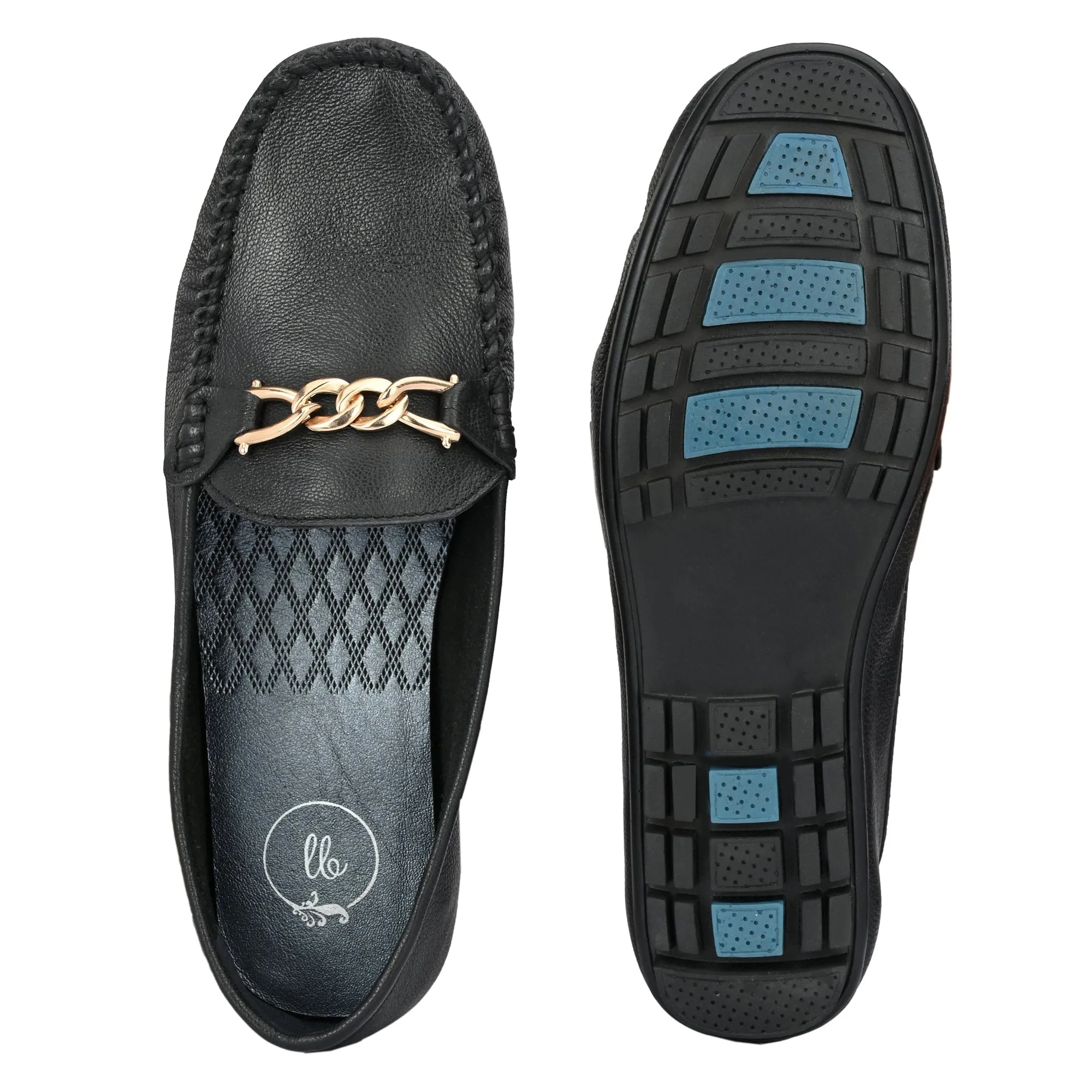 Buckled Loafers For Women by Lady Boss