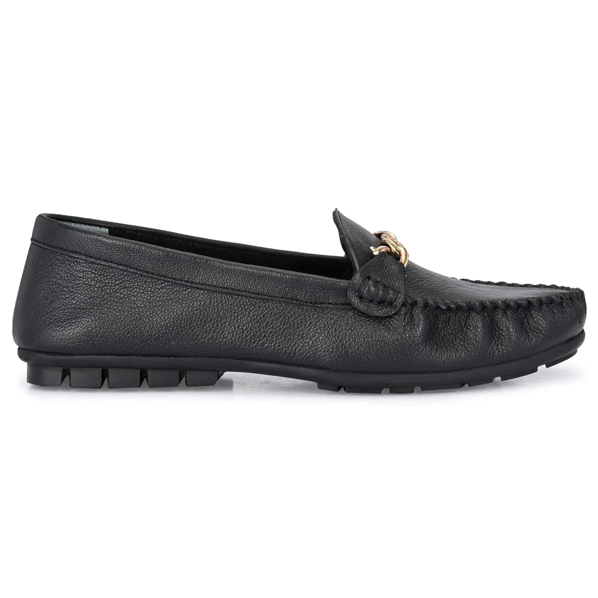 Buckled Loafers For Women by Lady Boss
