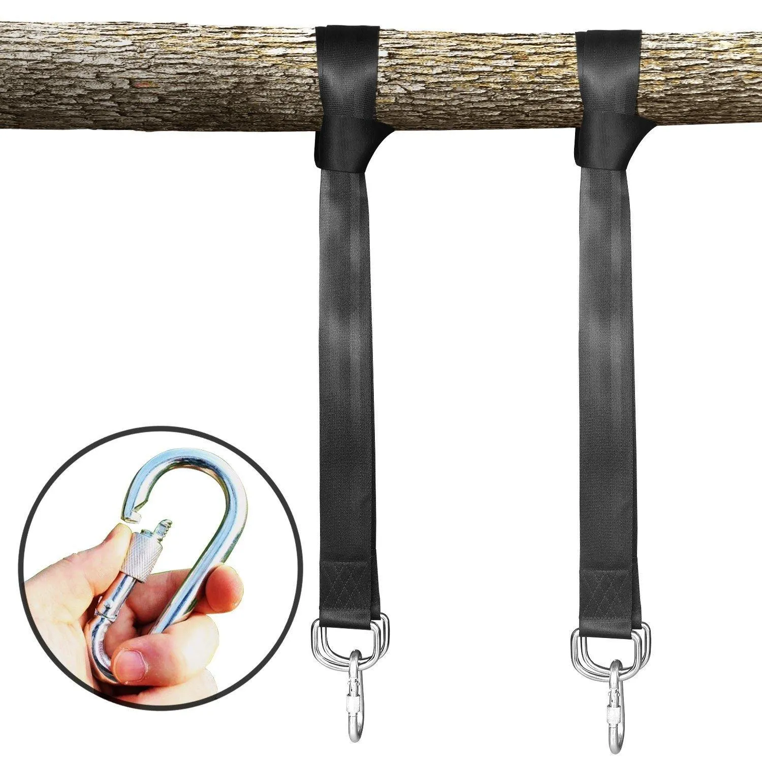 Carabiner Clip Aluminum Durable Strong and Large Carabiners Clip Set