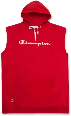 Champion Big and Tall Sleeveless Hoodies for Men  Mens Popover Workout Hoodies