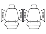 Custom Made Wet N Wild Neoprene Seat Covers Suits Ford Everest Next-Gen Ambiente 7/2022-On 2 Rows