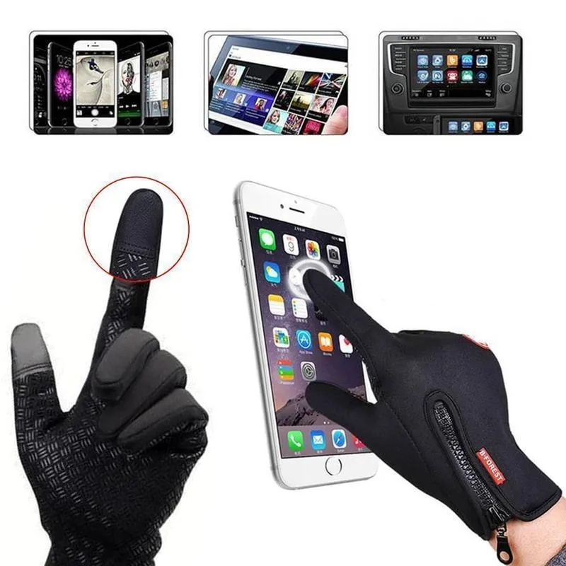 Cycling Running Driving Gloves Warm Thermal Gloves