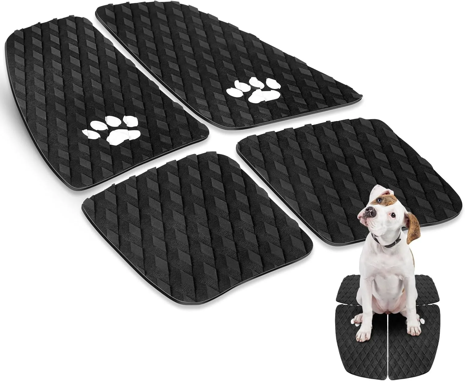 Dog Traction Pad Dog Paddle Board Kayak Accessories 21.2 x 15.3 Inch Non Slip Deck Grip Mat Surfboard Traction Pad Dog Surf Traction Pad Good Grip EVA Foams for SUP Paddleboard Surfboard
