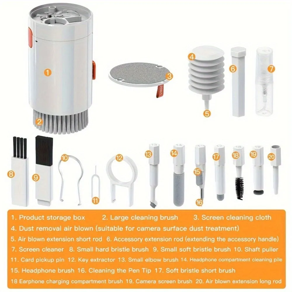 Electronics Cleaning Kit  Multi Function Brush Set - APS12