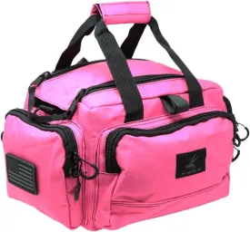 Exos Tactical Range Bag  Medium Size Range Bag for Shooting  Gun Case for Handguns, Ammo Bag, Tactical Range Bag, Molle Webbing, Free Subdued USA Patch, Designed in the USA