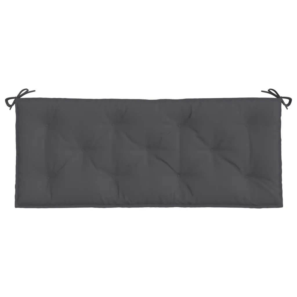 Garden Bench Cushions 2pcs Anthracite 47.2"x19.7"x2.8" Oxford Fabric
