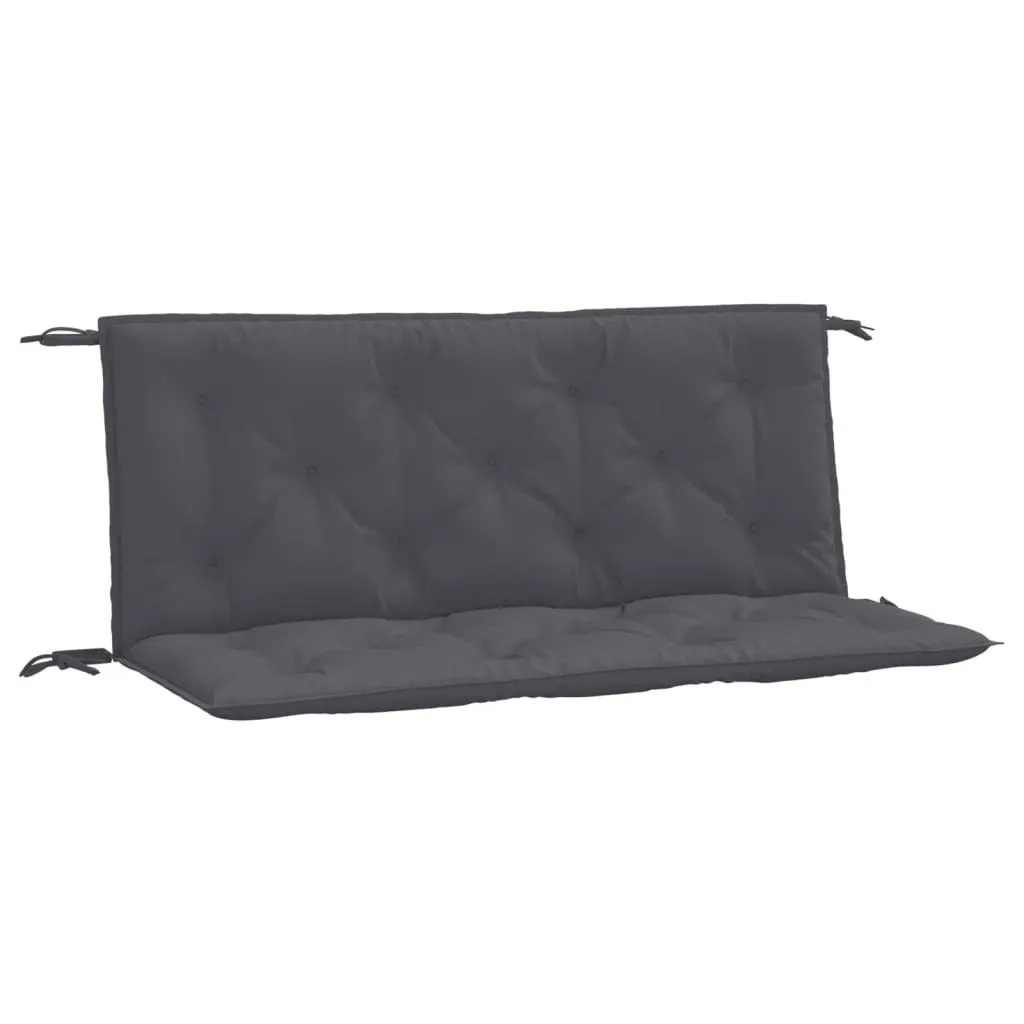 Garden Bench Cushions 2pcs Anthracite 47.2"x19.7"x2.8" Oxford Fabric