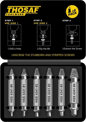 Gifts for Men,Damaged Screw Extractor Set-Father's Day Gifts from Wife Daughter Son,Mens Gifts,Husband,Stripped Screws Nuts & Bolts Drill Bit Tools for Easy Removal of Rusty Broken Hardware Gifts