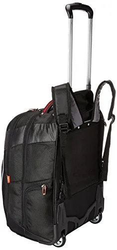High Sierra At7 Outdoor Wheeled Backpack, Black