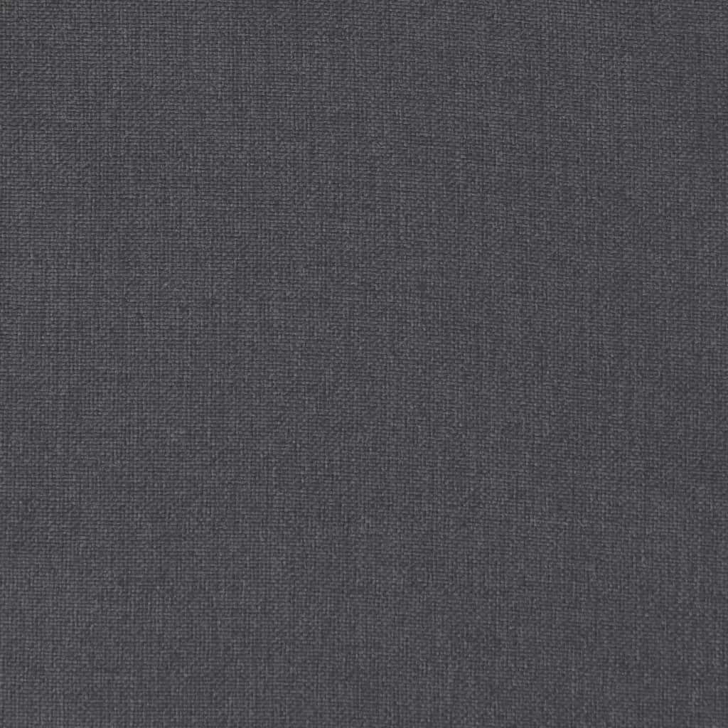 Highback Chair Cushions 4 pcs Melange Anthracite 120x50x4 cm Fabric