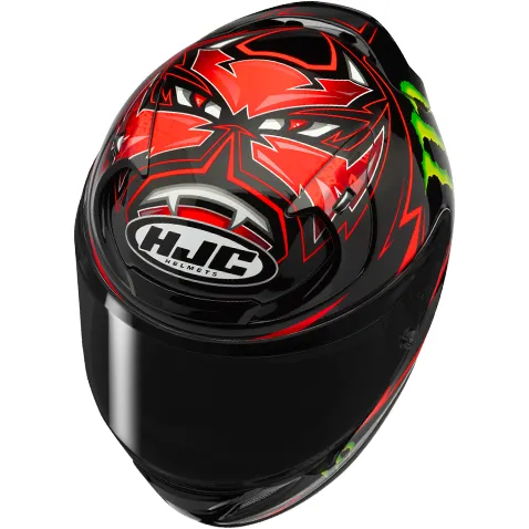 HJC RPHA 12 Quartararo Replica MC1 Black / Red