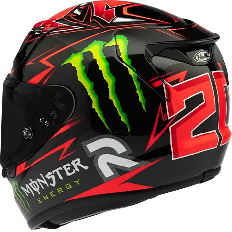 HJC RPHA 12 Quartararo Replica MC1 Black / Red