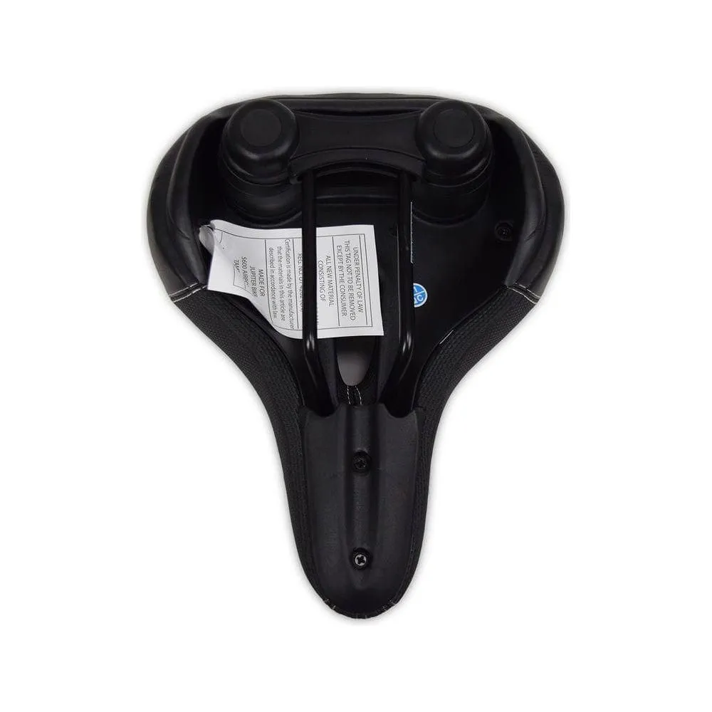 JUPITERBIKE Mesh Top Leather Dual Spring Seat / Saddle