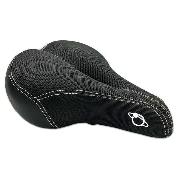 JUPITERBIKE Mesh Top Leather Dual Spring Seat / Saddle