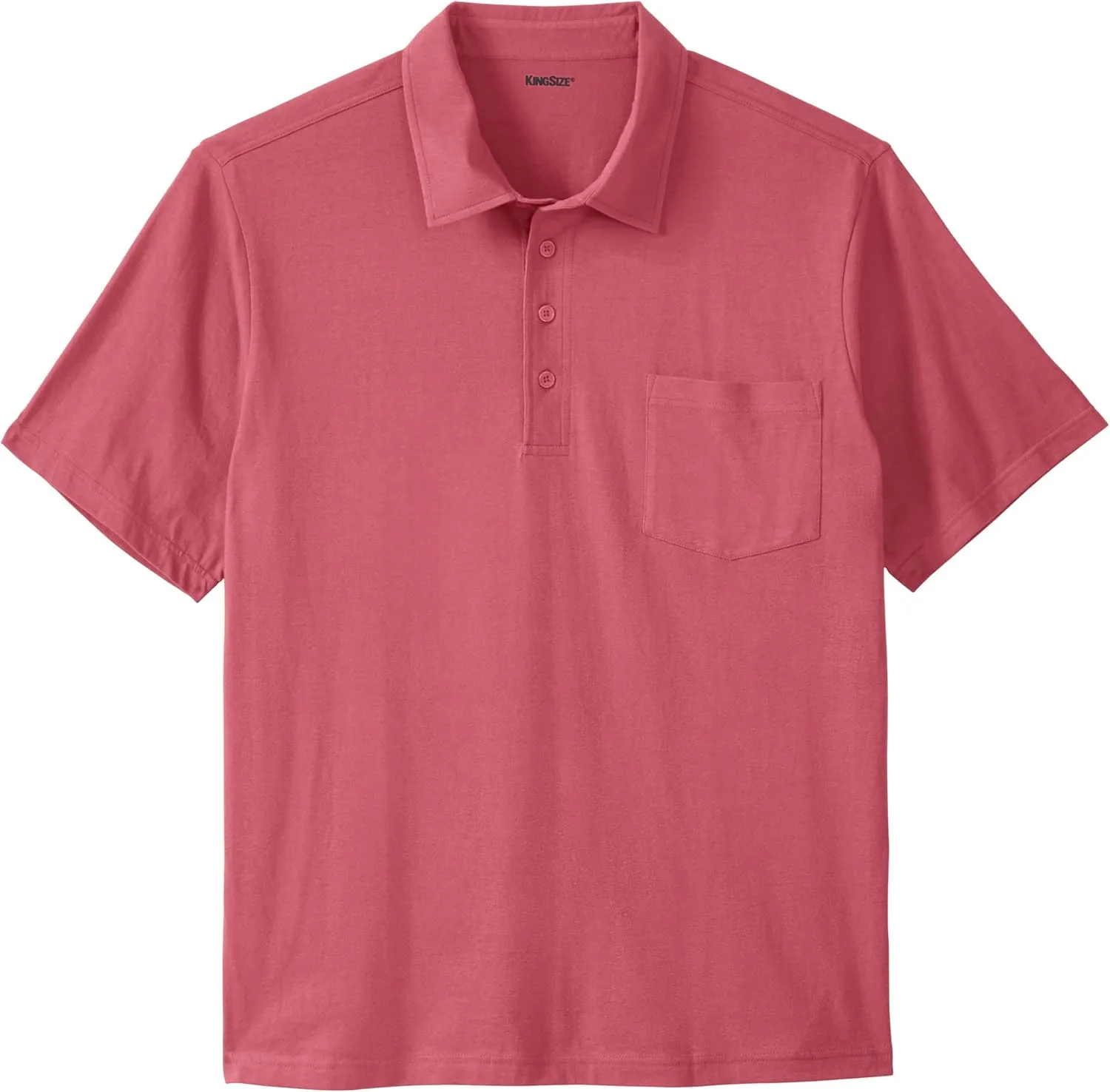 KingSize Men's Big & Tall Lightweight Jersey Polo