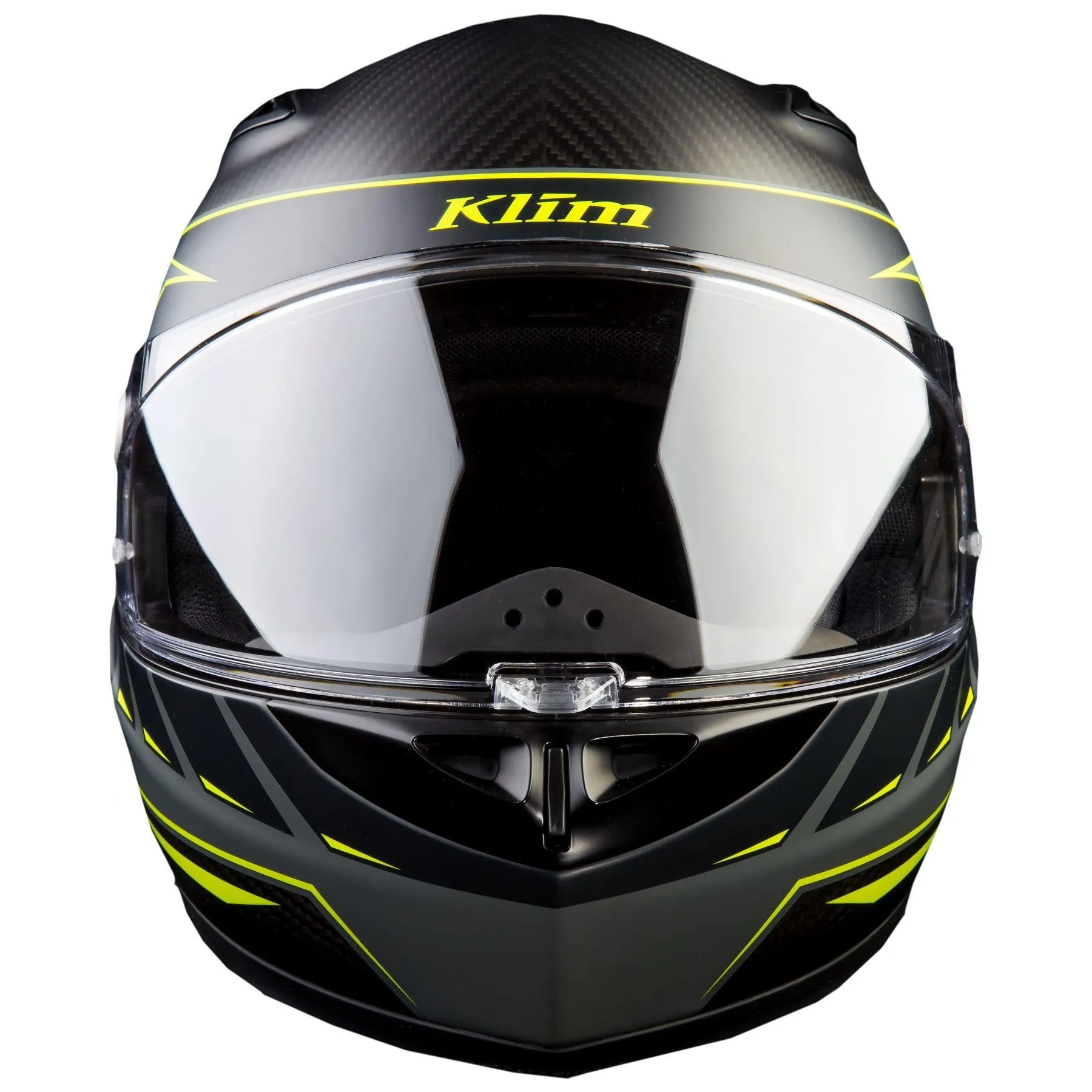 Klim K1R Raw Karbon Helmet Discern Hi-Viz