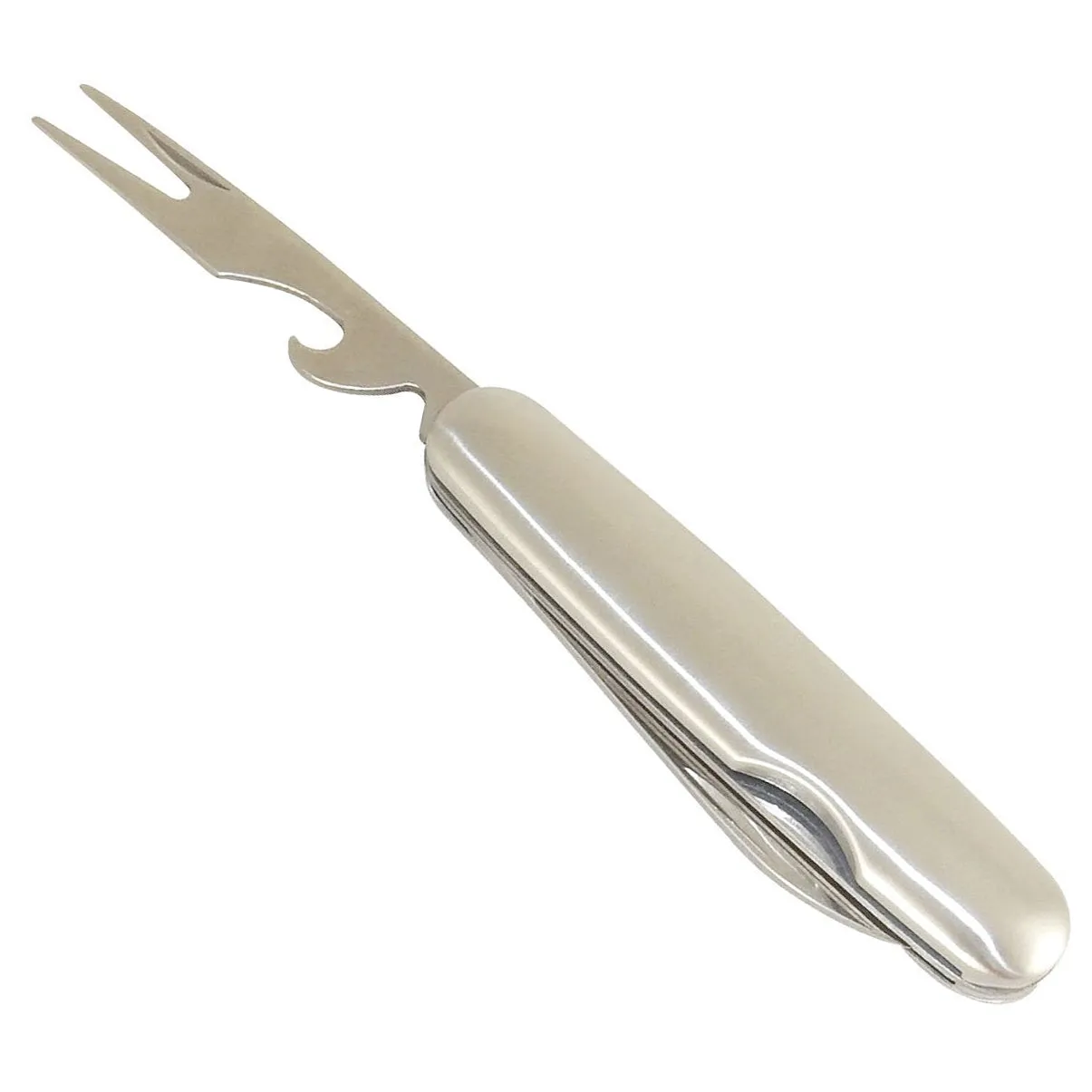 Knife-Multi-function Tool with Pouch, Blade, Corkscrew, Bottle Opener, Fork