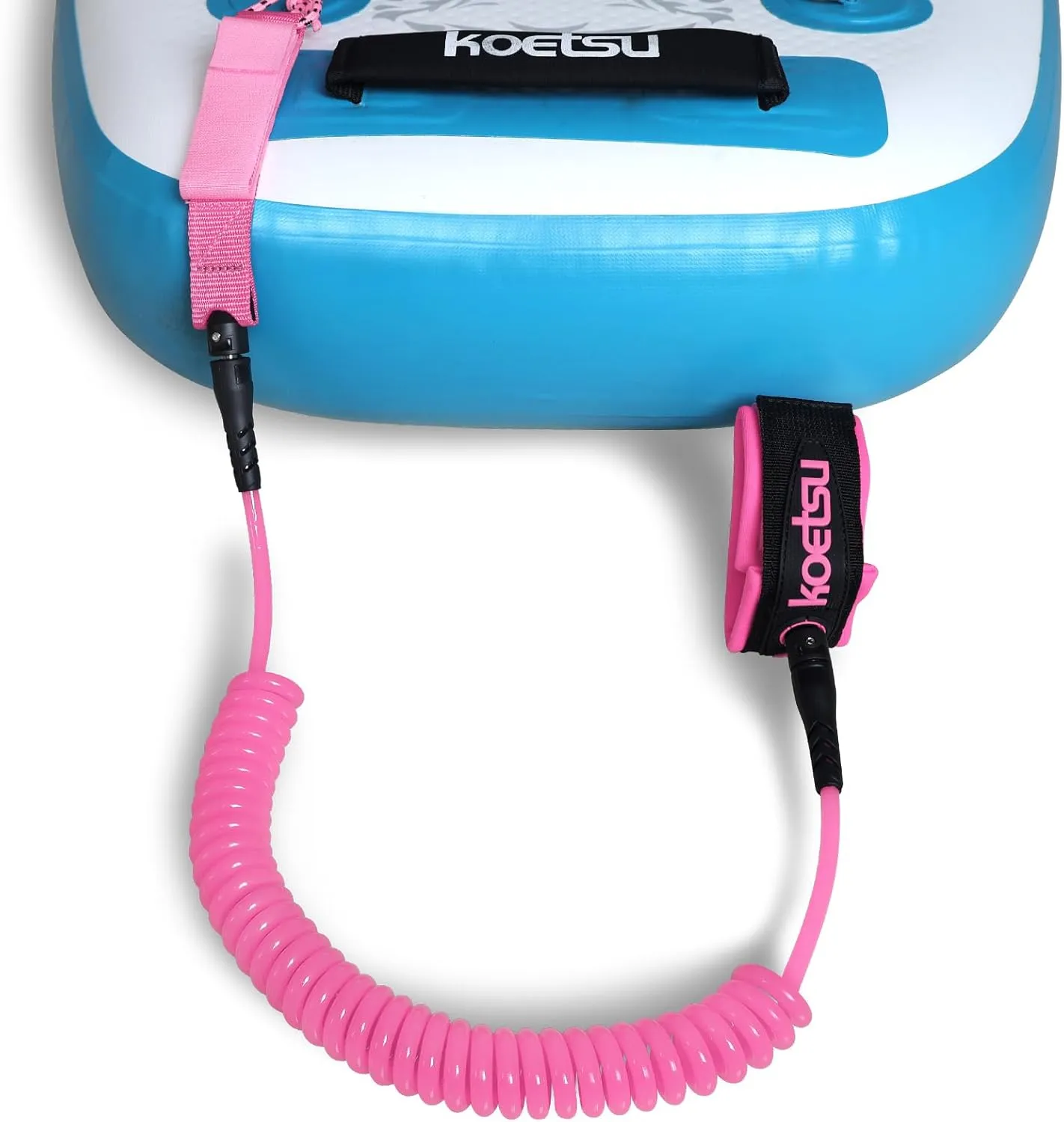 KOETSU Premium Paddle Board Leash - 10ft SUP Ankle Safety Rope, 7mm Thick Surfboard Leash for Longboard, Stand Up Paddle Board Accessories, SUP Replacement Leg Rope