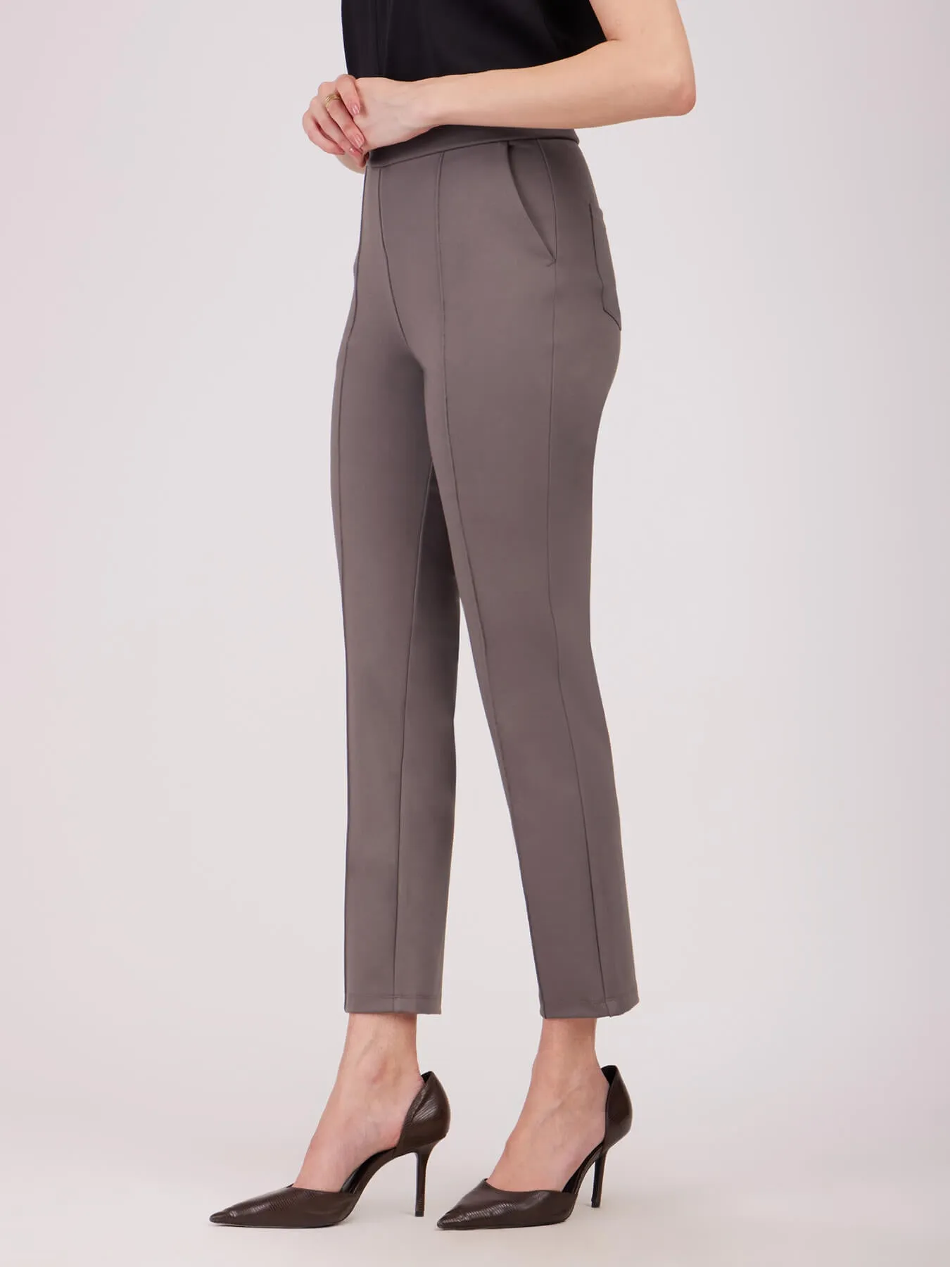 LivIn Straight Fit Pants - Brown