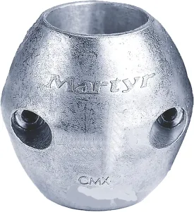 Martyr Anodes, Streamlined Shaft Anodes with Stainless Steel Slotted Head