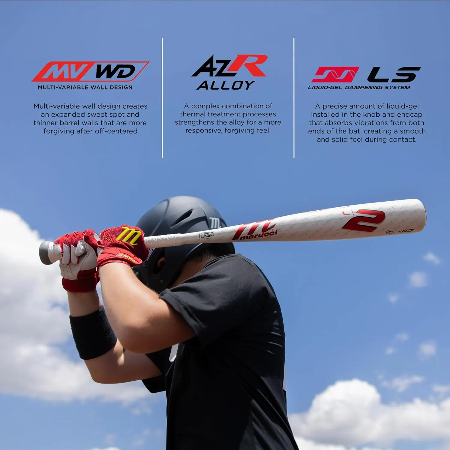 Marucci CATX2 Senior League Bat, 2 3/4" Barrel, -5, -8, -10 Drop, USSSA, Balanced