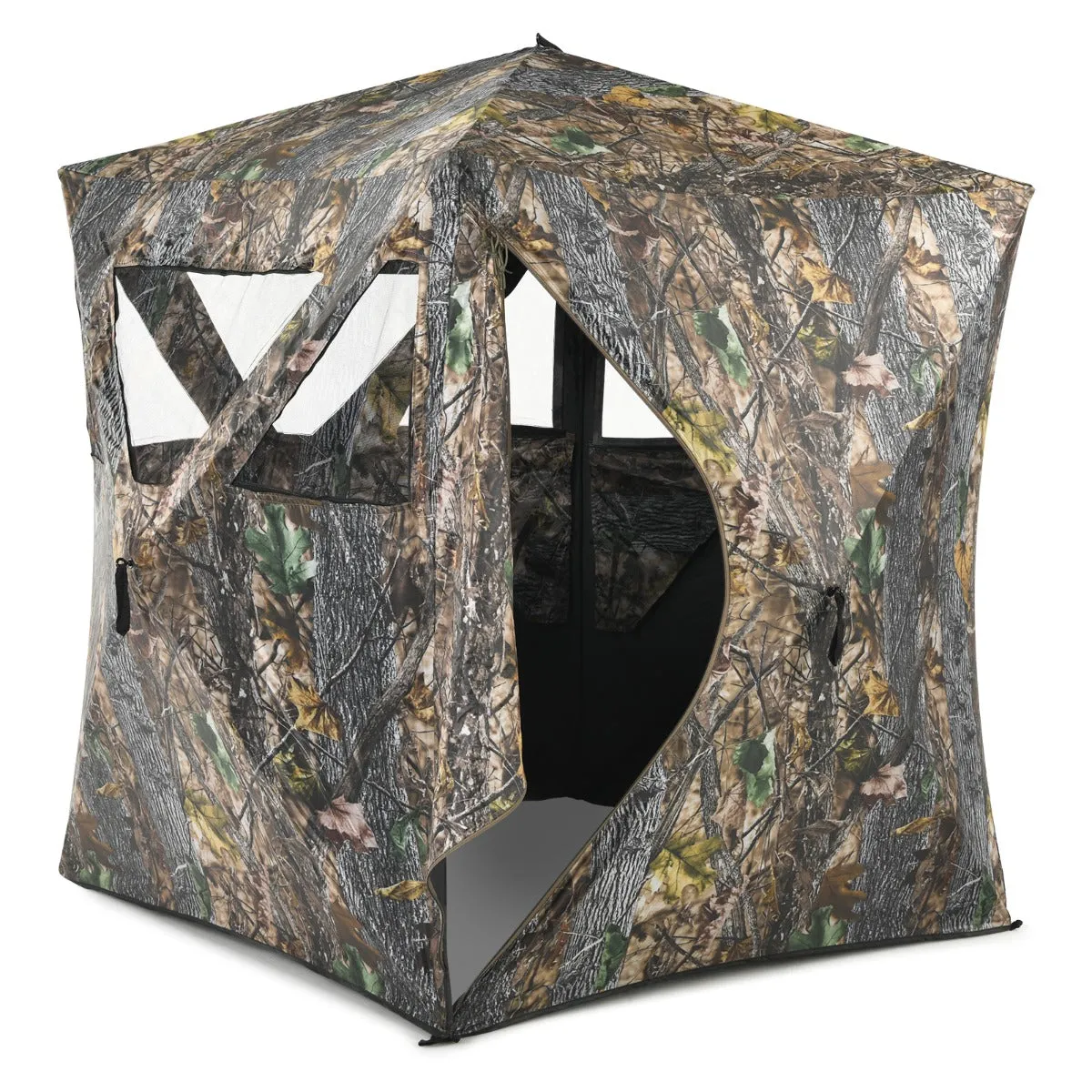 NNECW Portable Hunting Blind with Ground Stakes & Tie-downs for Deer and Antelope 