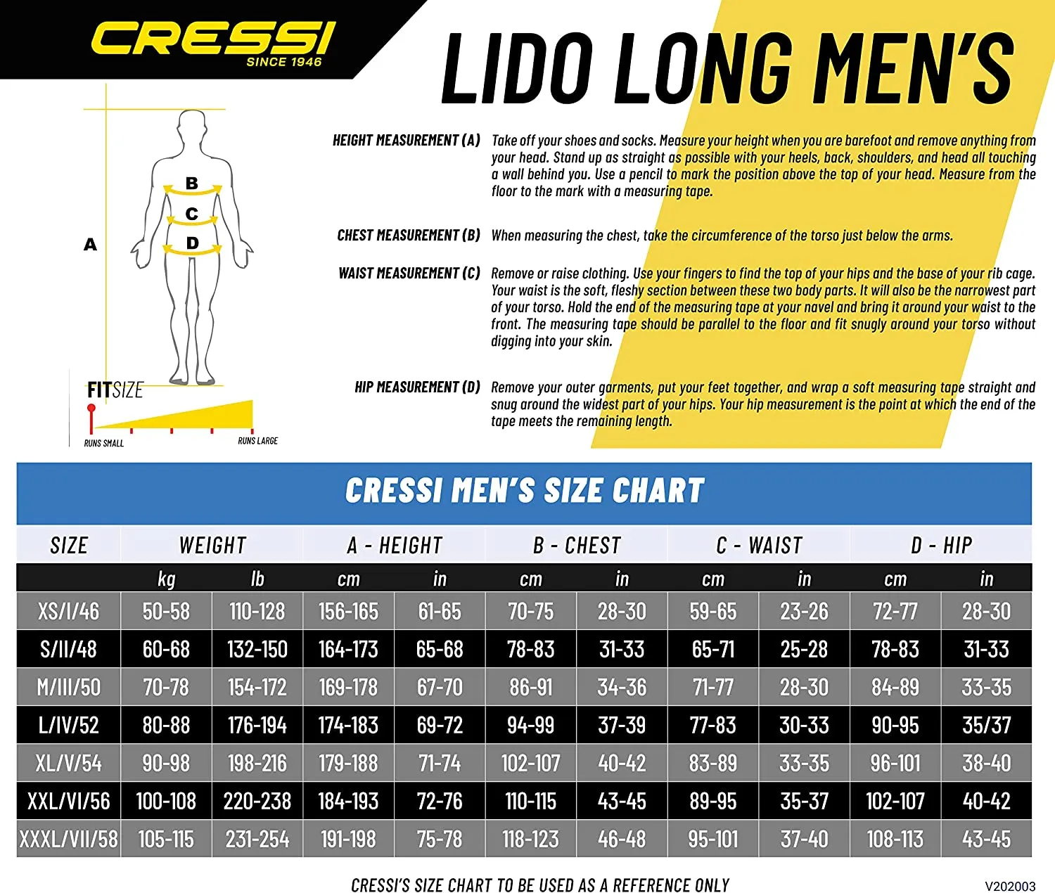 Open Box Cressi 2mm Mens Lido Long Full Front Zip Wetsuit, Size: Large