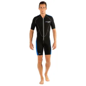 Open Box Cressi 2mm Mens Lido Short Front Zip Wetsuit, Size: X-Small