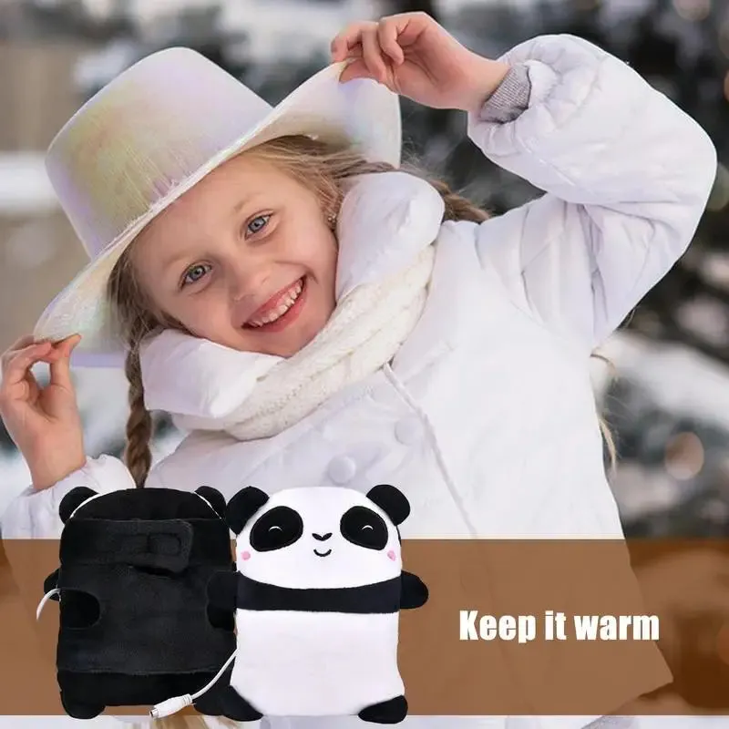 Panda Bread Heated Winter Gloves