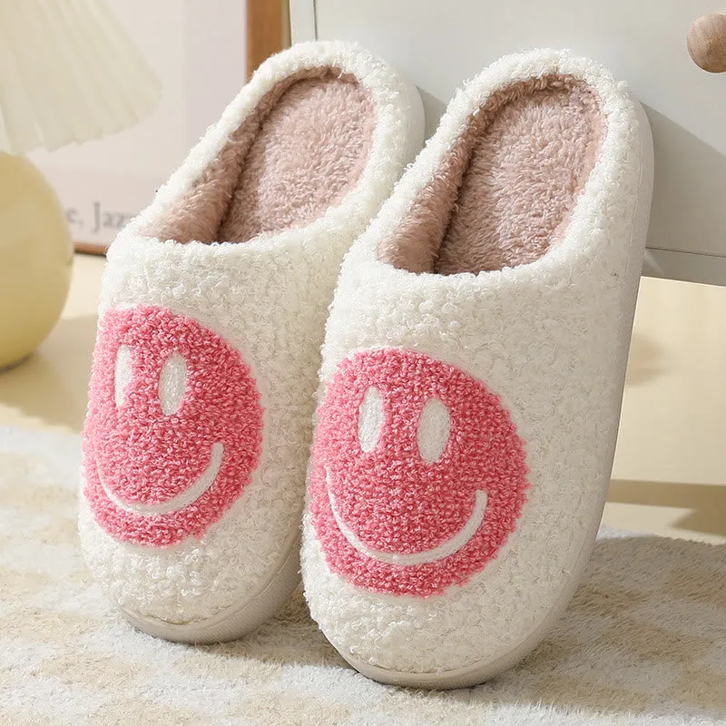 Plus Size Anti Slip Smiley Face Slippers
