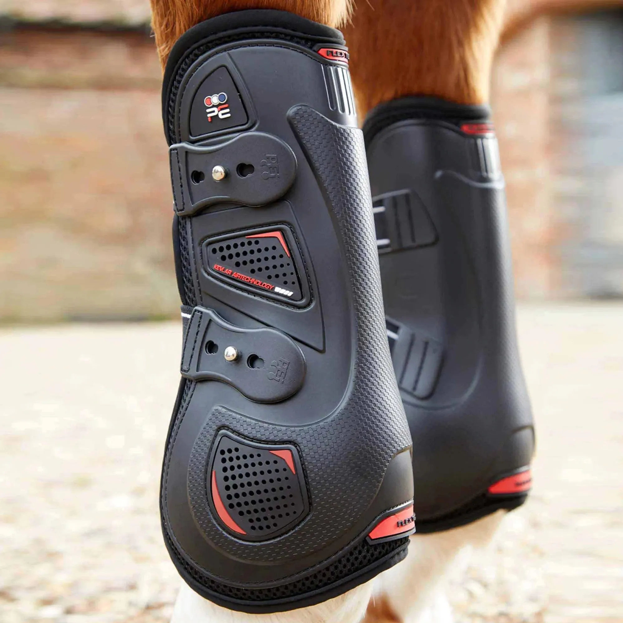 Premier Equine Kevlar Airtechnology Tendon Boot - Black