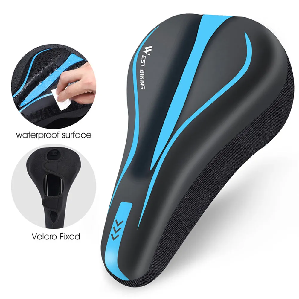 PU Leather Silicone Bicycle Seats Cover