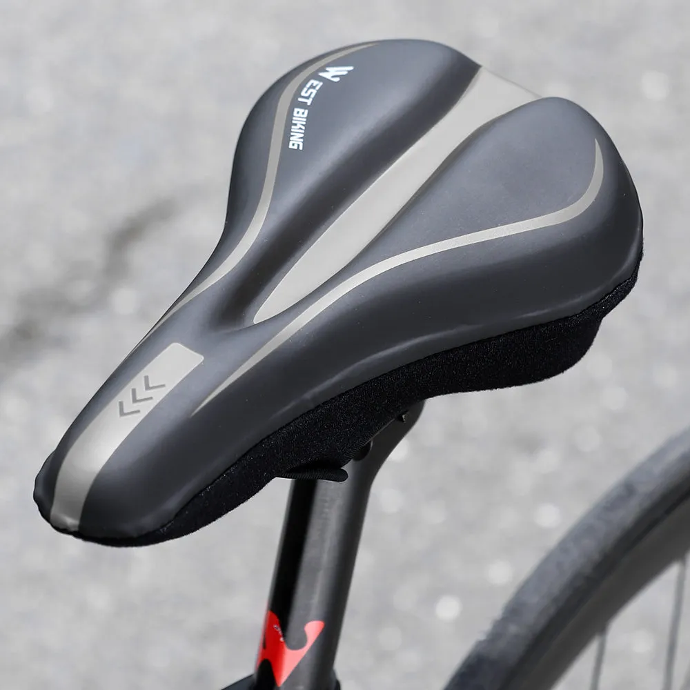 PU Leather Silicone Bicycle Seats Cover